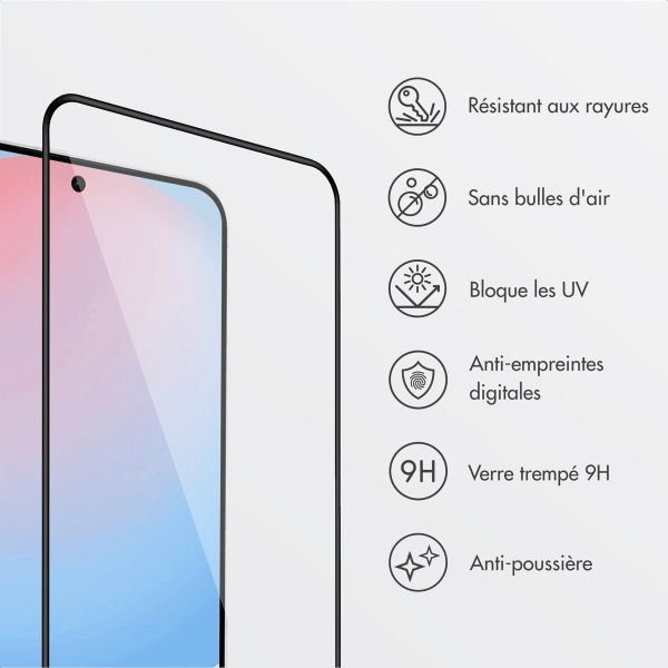 Accezz Protecteur d’écran en verre trempé + Applicateur Samsung Galaxy S24 FE