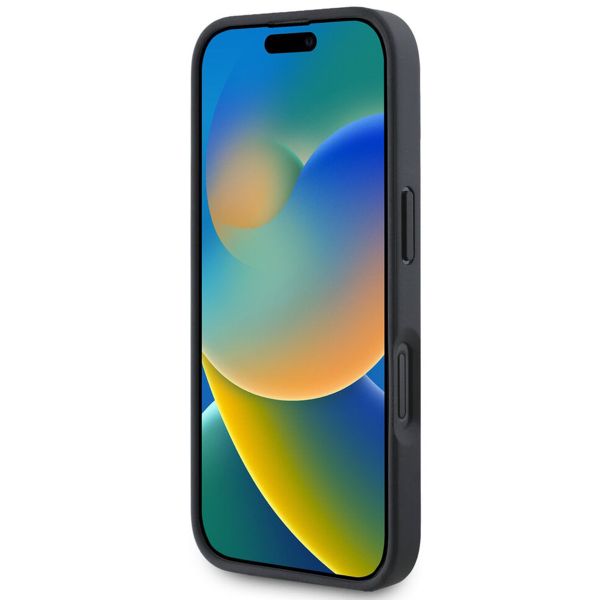 Guess Coque 4G Metal Logo MagSafe Apple iPhone 16 - Noir