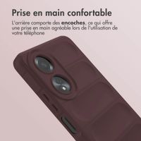 imoshion Coque arrière EasyGrip Oppo A58 (4G) - Aubergine