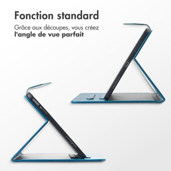 imoshion Coque tablette Apple iPad 9 (2021) 10.2 pouces / iPad 8 (2020) 10.2 pouces / iPad 7 (2019) 10.2 pouces - Turquoise