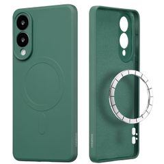 imoshion Coque Couleur avec MagSafe Samsung Galaxy S25 Edge - Vert foncé
