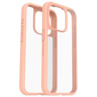 OtterBox Coque arrière React iPhone 15 Pro - Transparent / Peach