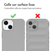 Accezz EasyLock Support de téléphone de voiture - Avec coque Apple iPhone 13 - Grille de ventilation - Rotation à 360 degrés - Noir