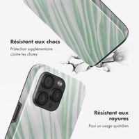 Selencia Coque arrière Vivid avec MagSafe Apple iPhone 15 Pro - Nature Grayed Jade