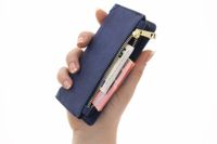 Porte-monnaie de luxe iPhone Xr - Bleu foncé