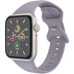 imoshion Bracelet en silicone⁺ Apple Watch Series 1 t/m 9 / SE (38/40/41 mm) | Series 10 / 11 (42 mm) - Taille S/M - Lavender