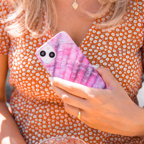 Selencia Aurora Coque Fashion Samsung Galaxy A33 - Ocean Shell Purple