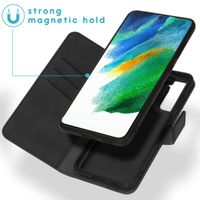 imoshion Etui de télephone luxe 2-en-1 amovible Samsung Galaxy S21 FE - Noir