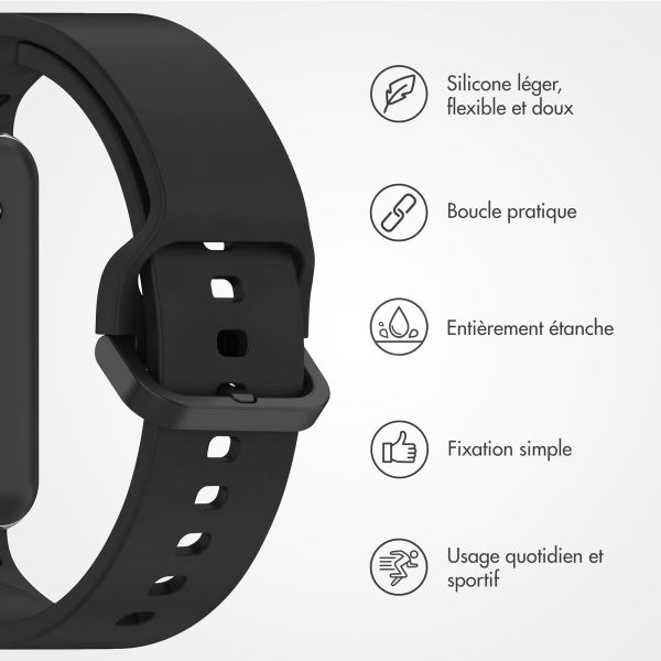 imoshion Bracelet en silicone Samsung Galaxy Fit 3 - Noir