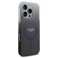Guess Coque MagSafe IML Glitter Gradient Apple iPhone 16 Pro Max - Noir
