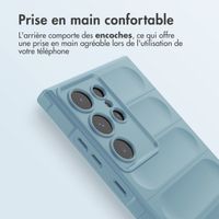 imoshion Coque arrière EasyGrip Samsung Galaxy S24 Ultra - Bleu clair