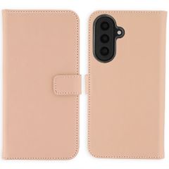 Selencia Étui portefeuille en cuir véritable Samsung Galaxy A57 (5G) - Rose clair