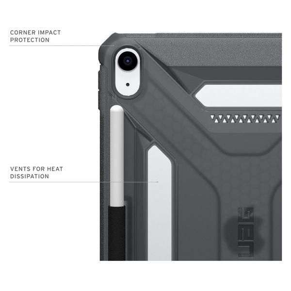 UAG Coque arrière Scout LT Apple iPad 11 (2025) 11 pouces A16 / iPad 10 (2022) 10.9 pouces - Ash