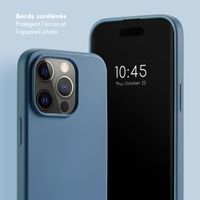 Selencia Coque avec dragonne de luxe Apple iPhone 14 Pro - Bleu