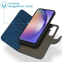 imoshion Etui de télephone luxe 2-en-1 amovible Samsung Galaxy A55 - Bleu