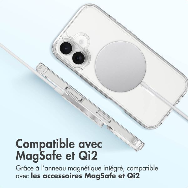 Accezz Coque arrière Xtreme Impact avec MagSafe Apple iPhone 17 - Transparent