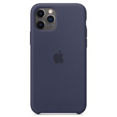 Apple Coque en silicone Apple iPhone 11 Pro - Midnight Blue
