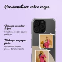 Coque personnalisée avec pellicule N°2 iPhone 16 Pro - Transparent