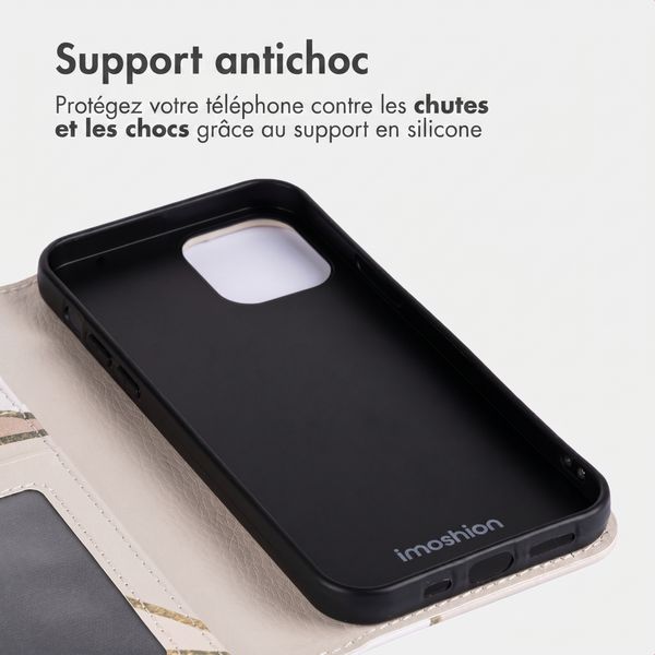 imoshion Étui de télephone portefeuille Design Apple iPhone 11 - Beige Graphic