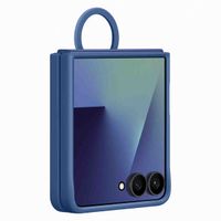 Samsung Original Coque en silicone Ring Samsung Galaxy Z Flip 7 - Blue
