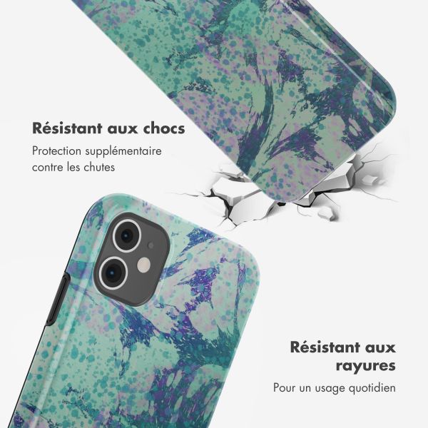 Selencia Coque arrière Vivid Apple iPhone 11 - Fresh Paint Green