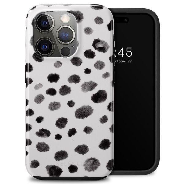 Selencia Coque arrière Vivid Tough iPhone 15 Pro - Trendy Leopard