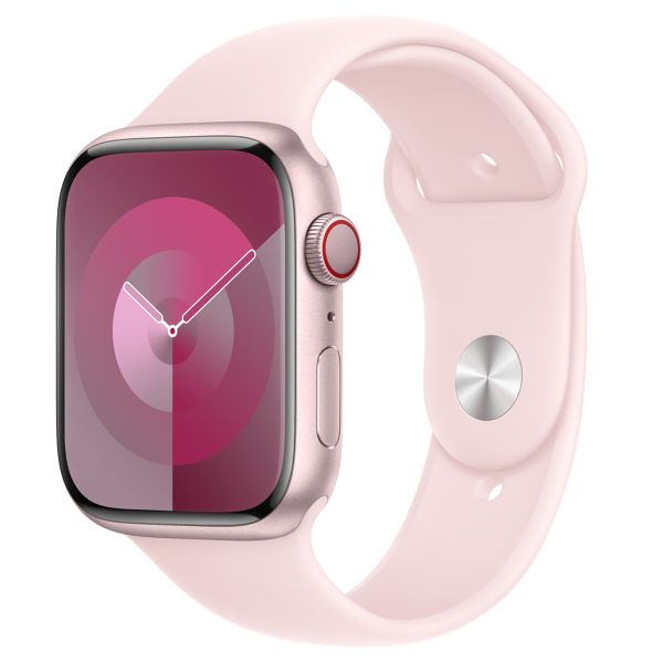 Apple Sport Band Apple Watch Series 1 á 10 / SE / Ultra (2) (44/45/46/49 mm) - Taille S/M - Light Pink