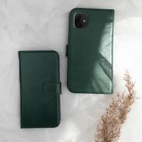 Selencia Étui portefeuille en cuir véritable Huawei P30 Pro - Vert