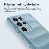 imoshion Coque arrière EasyGrip Samsung Galaxy S23 Ultra - Bleu clair