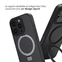 Accezz Coque Ring Stand avec MagSafe iPhone 16 Pro Max - Noir