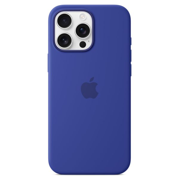 Apple Coque en silicone MagSafe Apple iPhone 16 Pro Max - Ultramarine