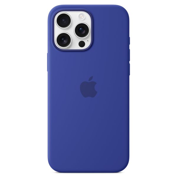 Apple Coque en silicone MagSafe iPhone 16 Pro Max - Ultramarine