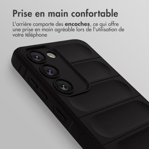 imoshion Coque arrière EasyGrip Samsung Galaxy S23 Plus - Noir