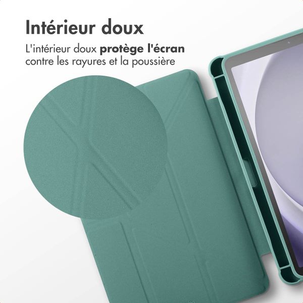 imoshion Coque tablette Origami Samsung Galaxy Tab A9 8.7 pouces - Vert foncé