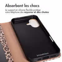 imoshion Étui de télephone portefeuille Design Apple iPhone 17 - Leopard Mood