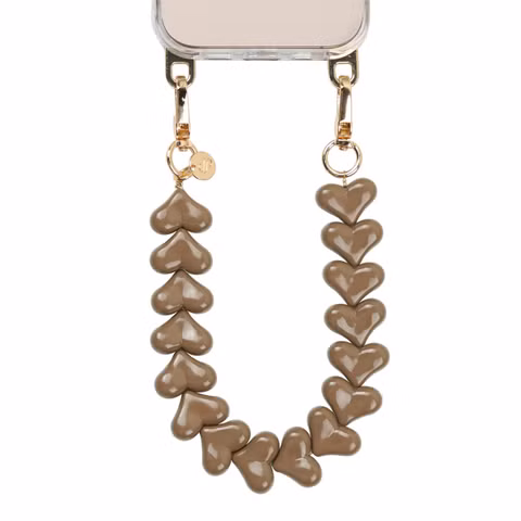 Selencia Lova Dragonne Cœur - Mocha Brown