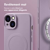 imoshion Coque Couleur avec MagSafe iPhone 14 - Violet