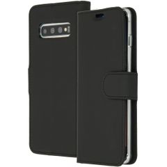 Accezz Étui de télephone Wallet Samsung Galaxy S10 - Noir