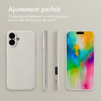 imoshion Coque Couleur avec MagSafe Apple iPhone 16 - Beige