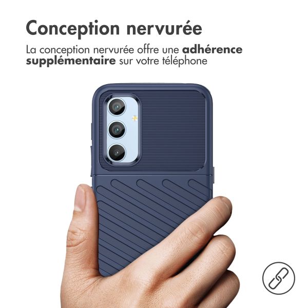 imoshion Coque Arrière Thunder pour Samsung Galaxy A54 (5G) - Bleu foncé