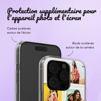 Coque personnalisée avec pellicule N°3 iPhone 16 Pro - Transparent