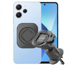 Accezz EasyLock Support de téléphone de voiture - Grille de ventilation - Universel - Rotation à 360 degrés - Noir