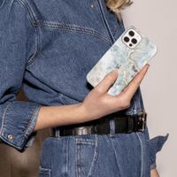 Selencia Coque Maya Fashion Samsung Galaxy S10 - Marble Blue