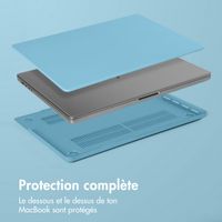 imoshion Coque rigide pour Apple MacBook Pro 16 pouces (2021) / Pro 16 pouces (2023) M3 chip - Soft Blue
