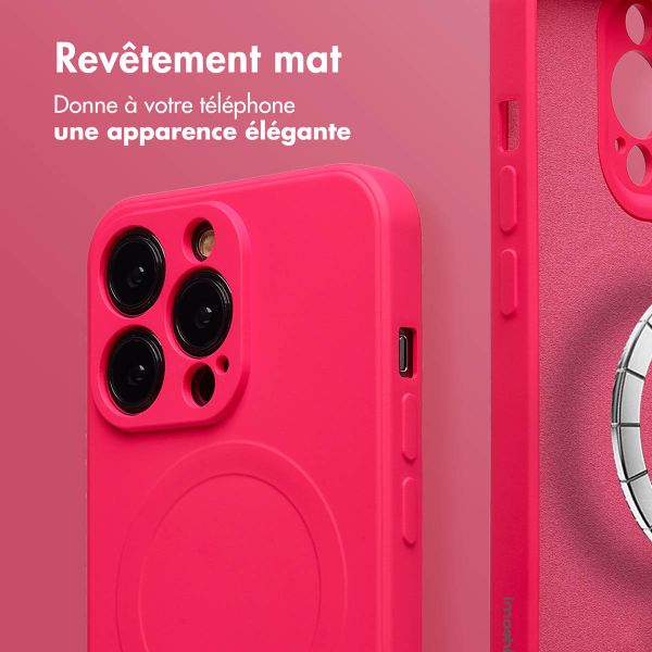 imoshion Coque Couleur avec MagSafe Apple iPhone 16 Pro - Neon Pink
