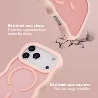 Selencia Coque arrière Wavy avec MagSafe Apple iPhone 17 Pro Max - Soft Pink