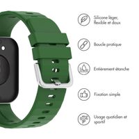 imoshion Bracelet en silicone pour Huawei Watch Fit 3 - Vert