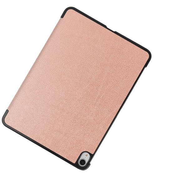 imoshion Coque tablette Trifold Apple iPad Air 11 pouces (2025) M3 / (2024) M2 / Air 5 (2022) / Air 4 (2020) - Rose Doré
