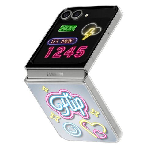 Samsung Coque FlipSuit originale Samsung Galaxy Z Flip 6 / Flip 7 FE - Transparent