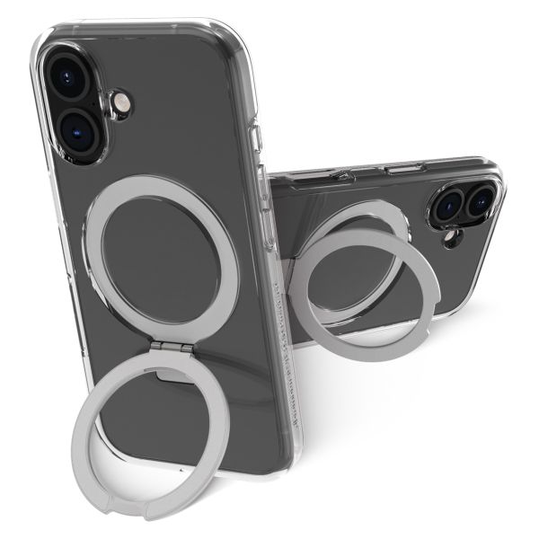 dbramante1928 Coque Iceland Ultra D3O avec MagSafe Stand Apple iPhone 16 - Clear